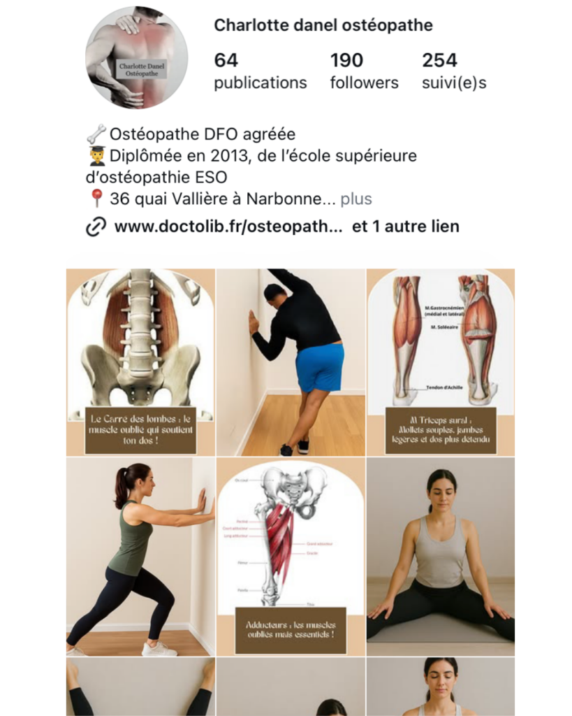 osteopathe narbonne charlotte danel